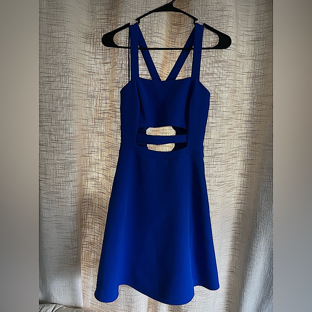 Blue Skater Dress, EXPRESS, Size 0